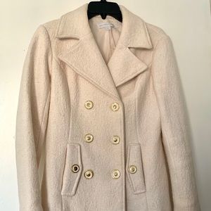 NY&Co Cream Pea Coat in XS